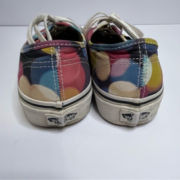 Vans Off the Wall Flashing Lights Multicolor Canvas Sneakers Women's Size 7 - Picture 6 of 13
